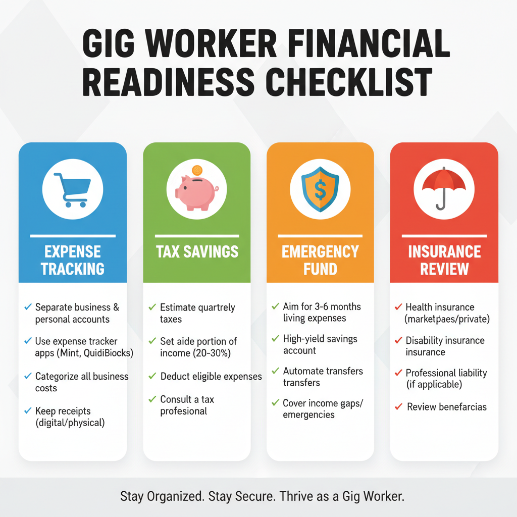 Financial checklist for Canadian gig economy drivers