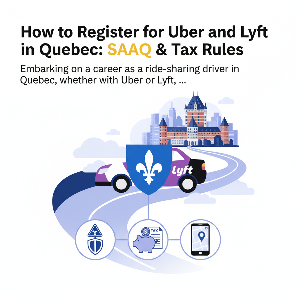 Uber & Lyft in Quebec: SAAQ & Tax Rules for Drivers