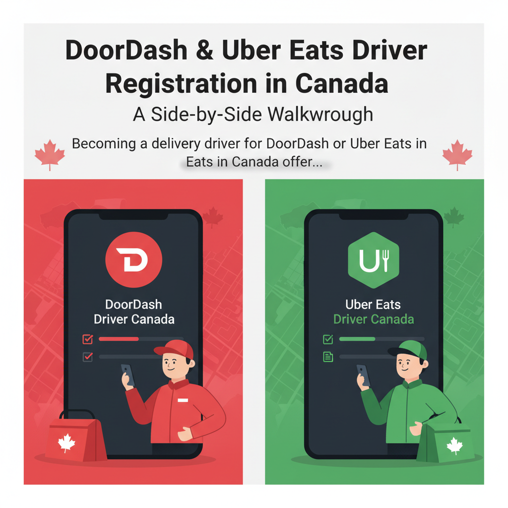 DoorDash & Uber Eats Driver Registration Canada Guide