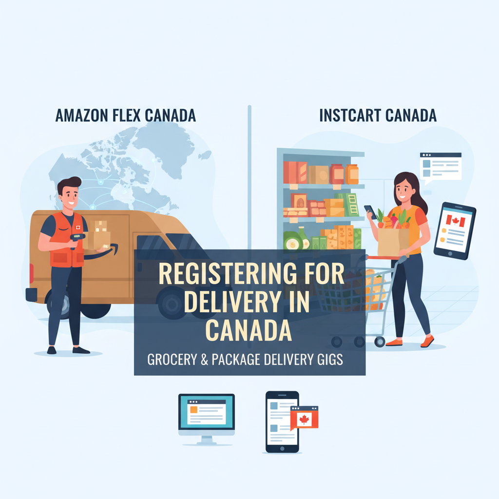 Amazon Flex & Instacart Canada: Registering for Delivery Gigs